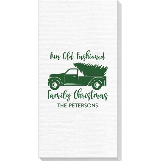 Fun Old Fashion Christmas Deville Guest Towels